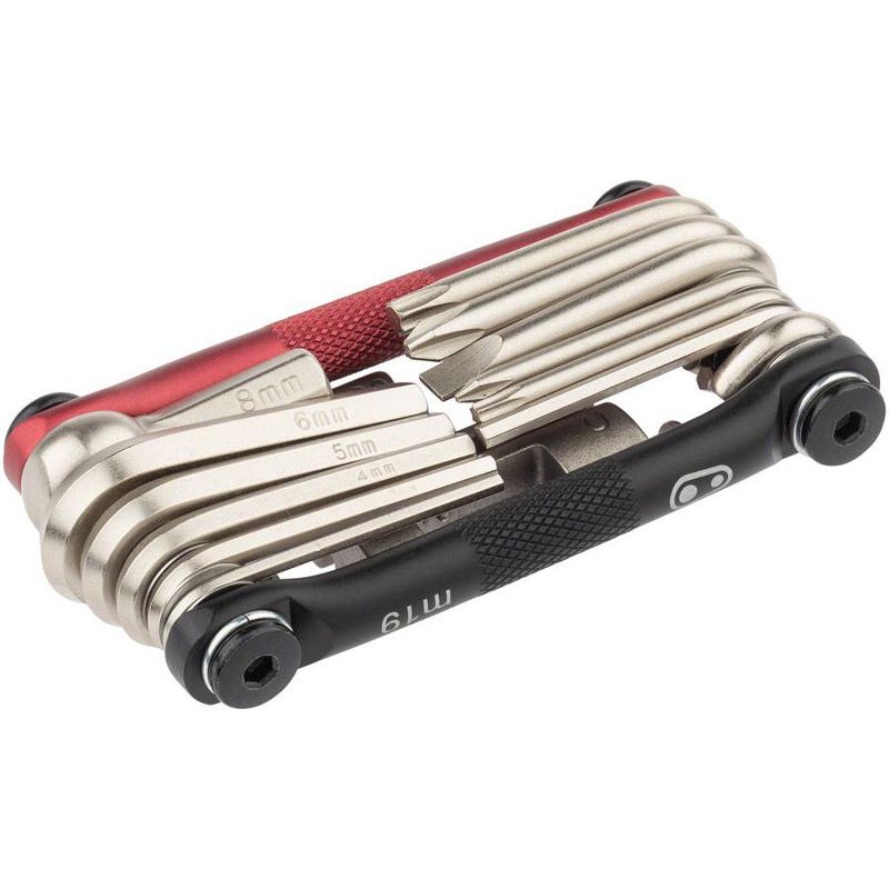 Crank Brothers Multi 19 Bike Multi-Tool - Black/Red
