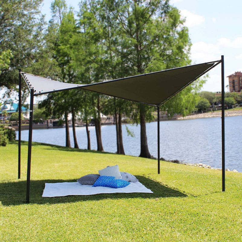 13' x 13' Butterfly Gazebo Black - Coolaroo