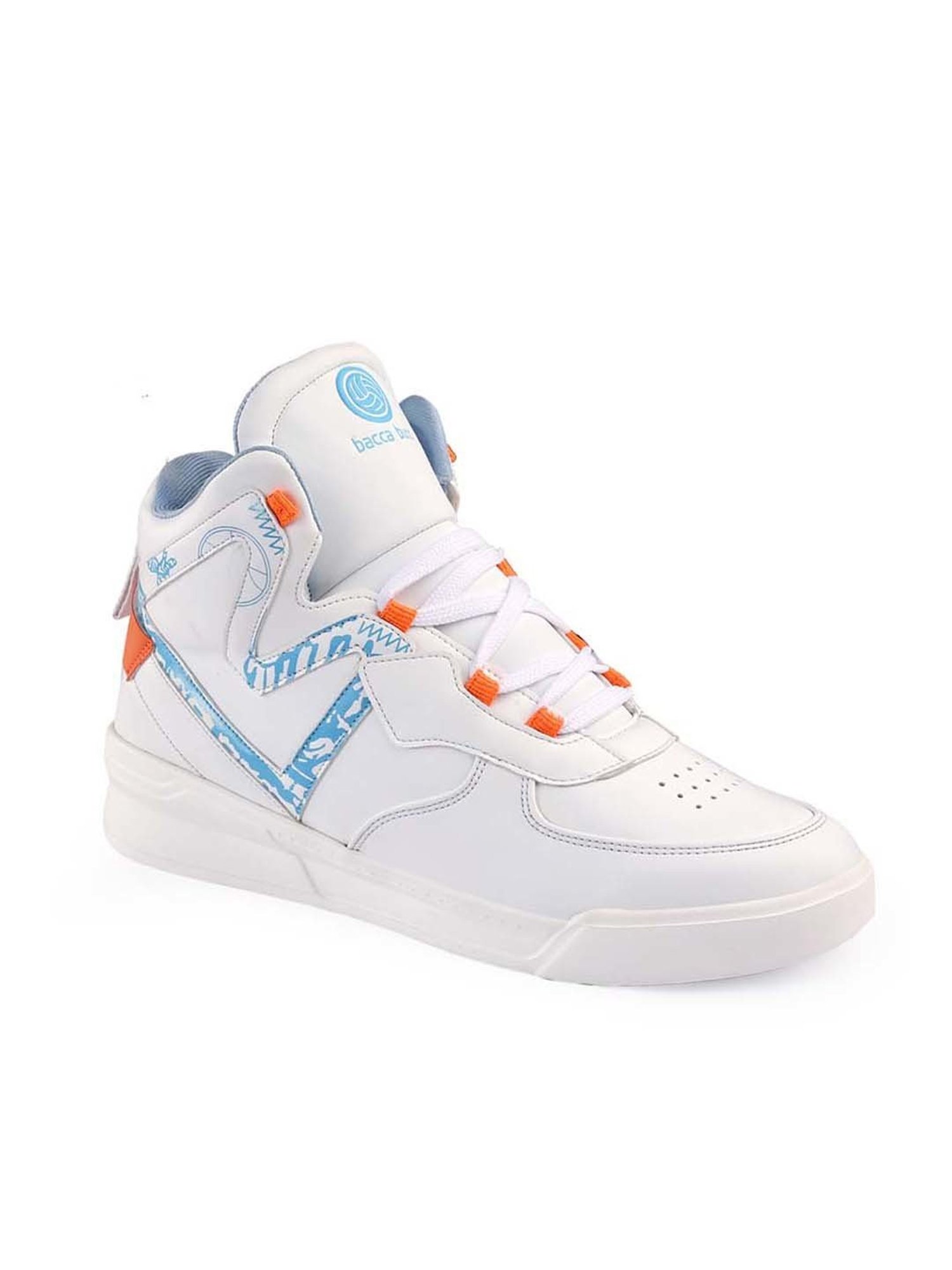 Bacca Bucci Men's SKYLINE White Ankle High Sneakers
