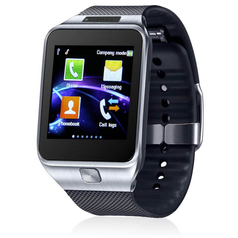 Indigi&reg; GSM 2in1 Unlocked SmartWatch&Phone [Bluetooth Sync + Camera + SMS & Call Notify + Pedometer]