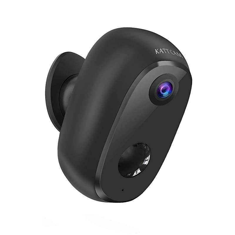 Camera Outdoor Wireless, Surveillance Rechargeable Battery-Powered WiFi 1080P Camera 10000mAh, PIR Motion Detection, 2Way Audio, Night Vision (Single)