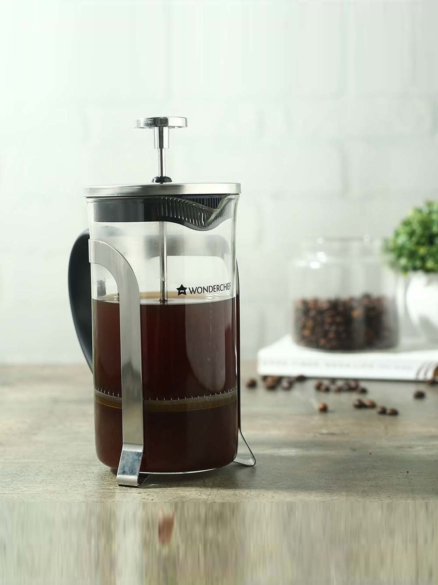 Milton Silver Stainless Steel Thermal Coffee Pot (500 ml) - Set of 1