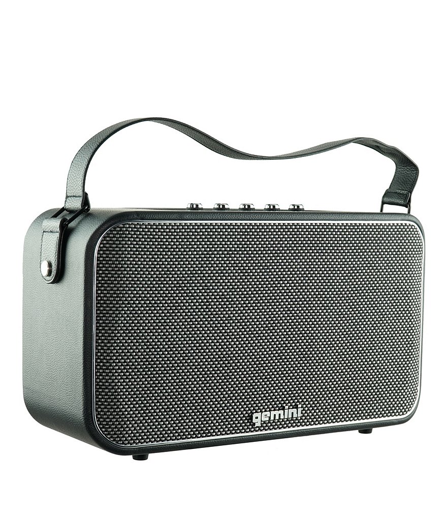 gemini Portable Retro Bluetooth Speaker & Guitar Amp