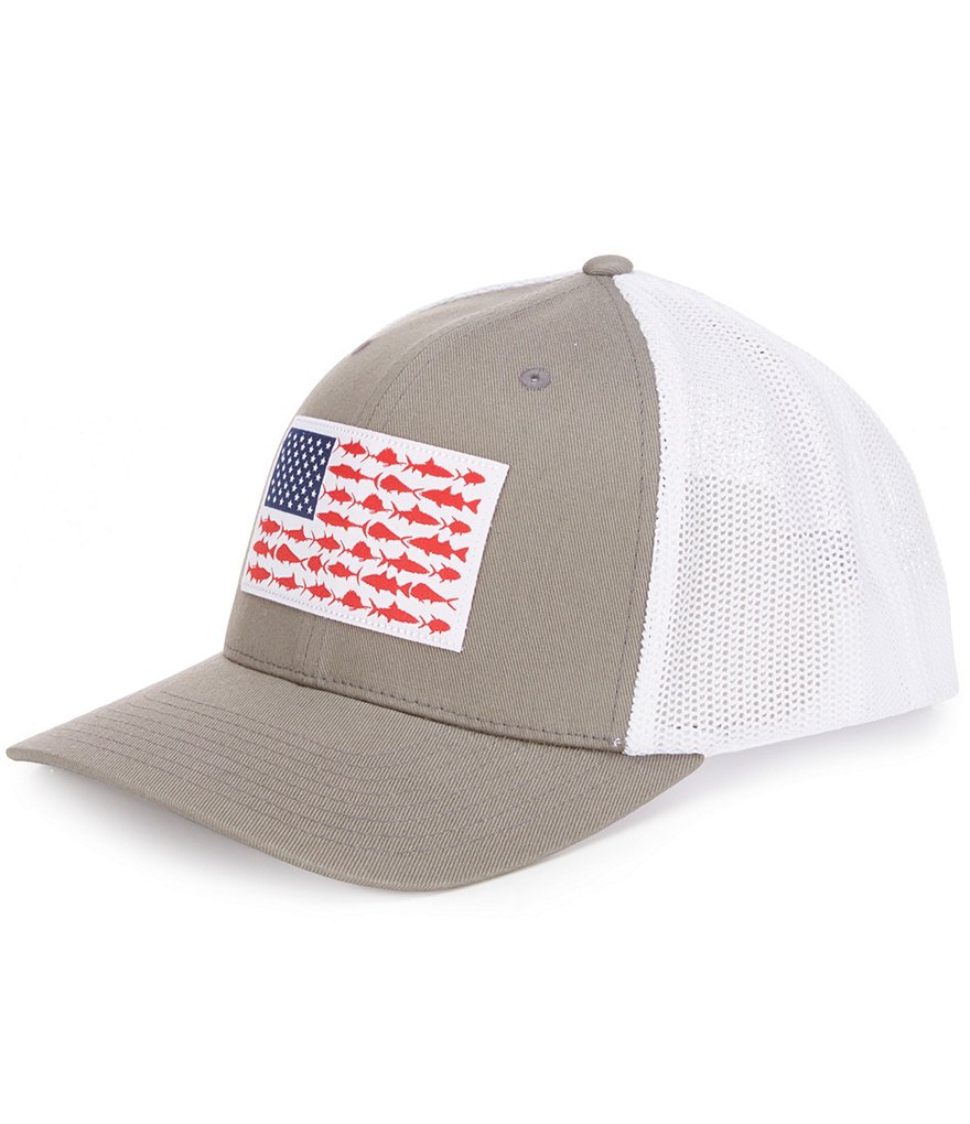 Columbia PFG Flag Mesh Trucker Cap