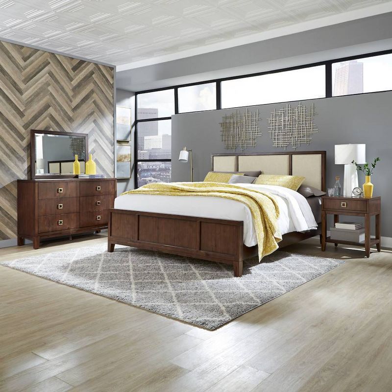 King Bungalow Bedroom Set Medium Brown - Home Styles