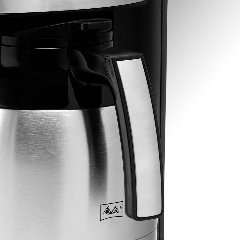 Melitta 10-Cup Coffee Maker with Thermal Carafe - Black