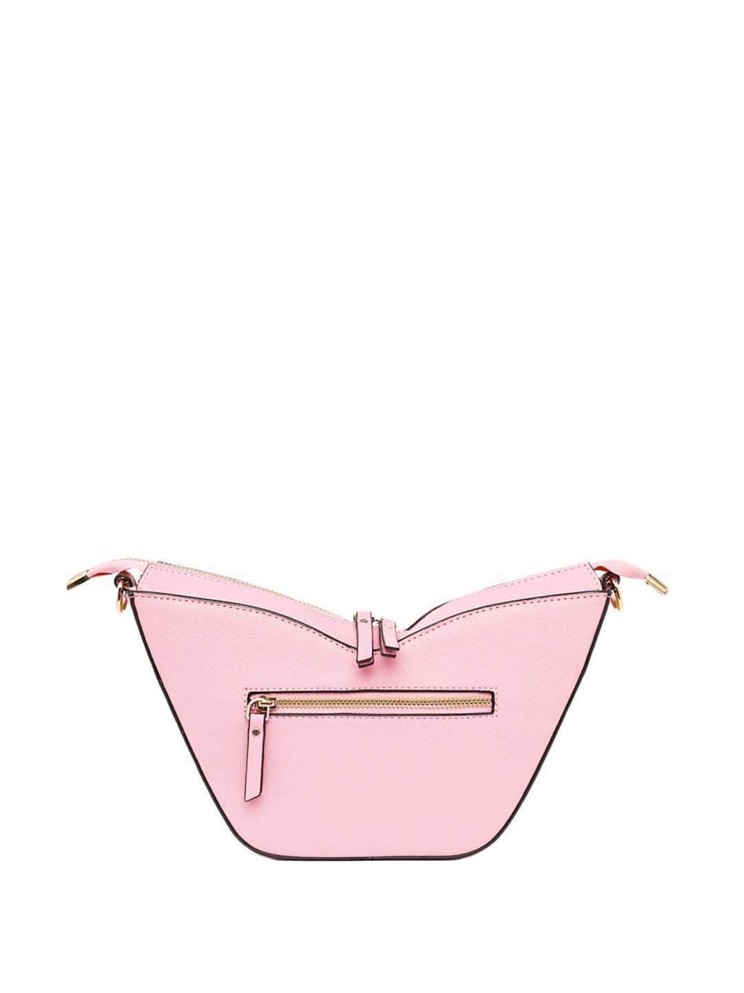 KLEIO Pink Solid Small Sling Handbag