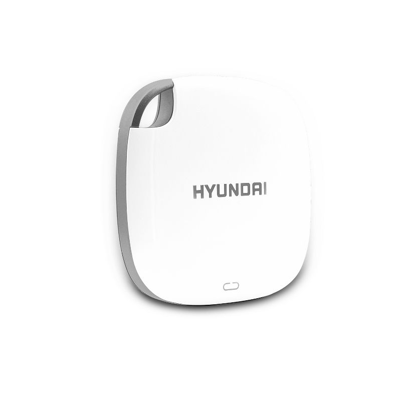 Hyundai 256GB Ultra Portable External SSD for PC/Mac/Mobile, USB-C USB 3.1  - White (HTESD250PW)