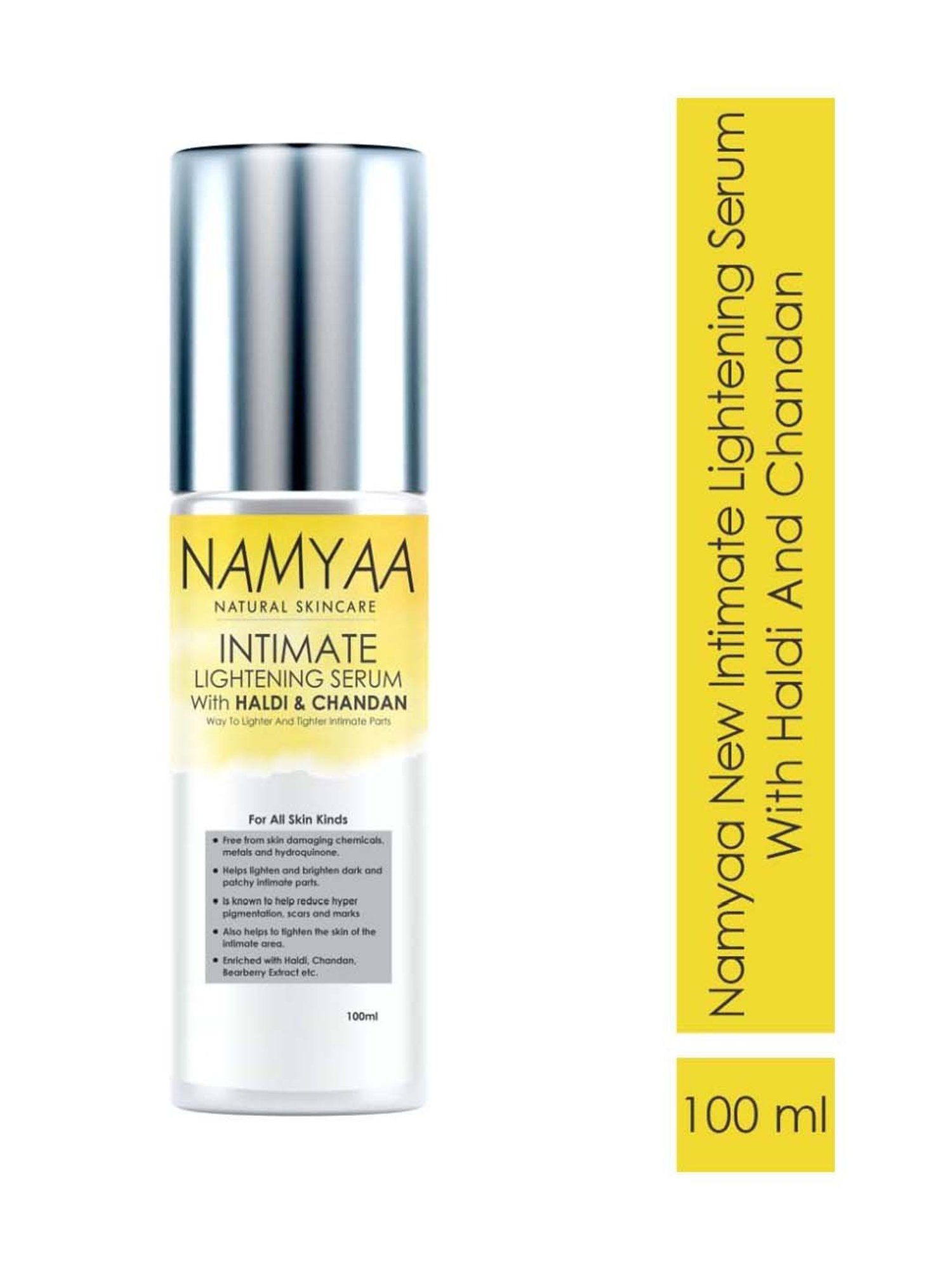 Namyaa Advanced Haldi Chandan Intimate Lightening Serum - 100 gm
