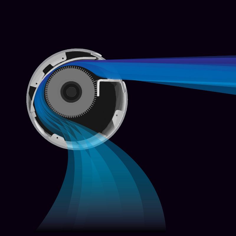 Vornado Atom Small Tower Oscillating Fan Black