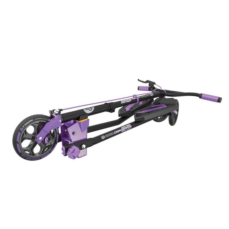 Y-Volution Y-Fliker C5 Carver Scooter - Purple