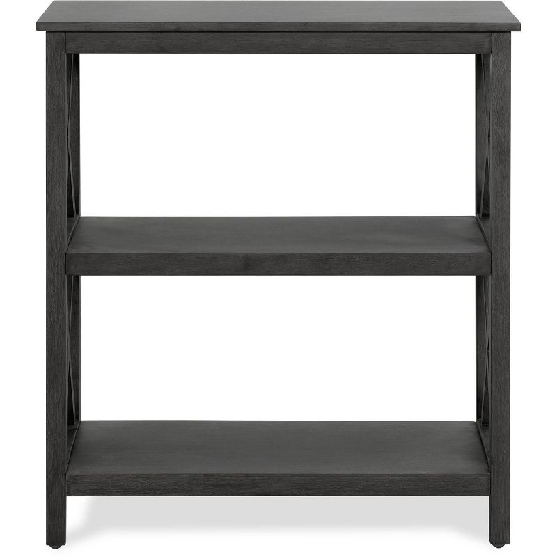 26.4" Thompson 2 Tier Shelf Dark Gray - ClickDecor
