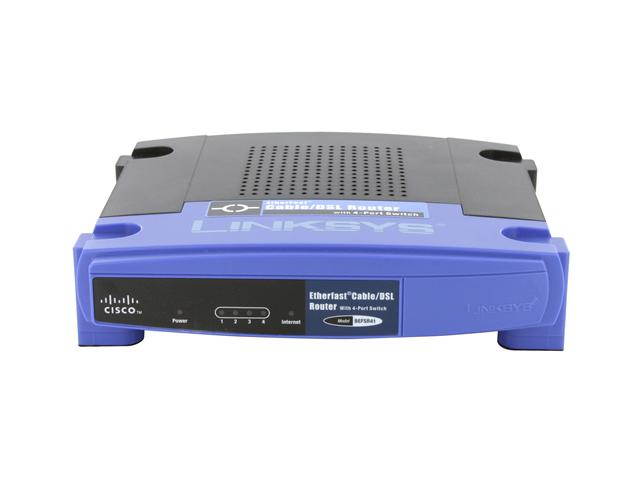 LINKSYS BEFSR41-RM 10/100Mbps EtherFast Cable/DSL Router w/ 4-Port Switch