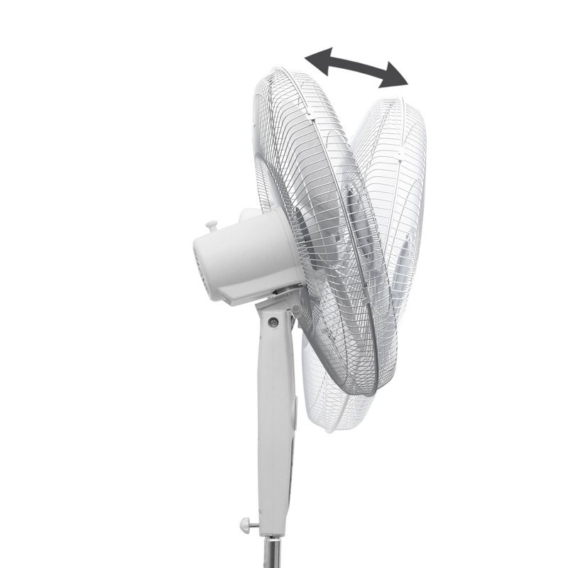 BLACK+DECKER 18" Stand Fan with Remote Control White