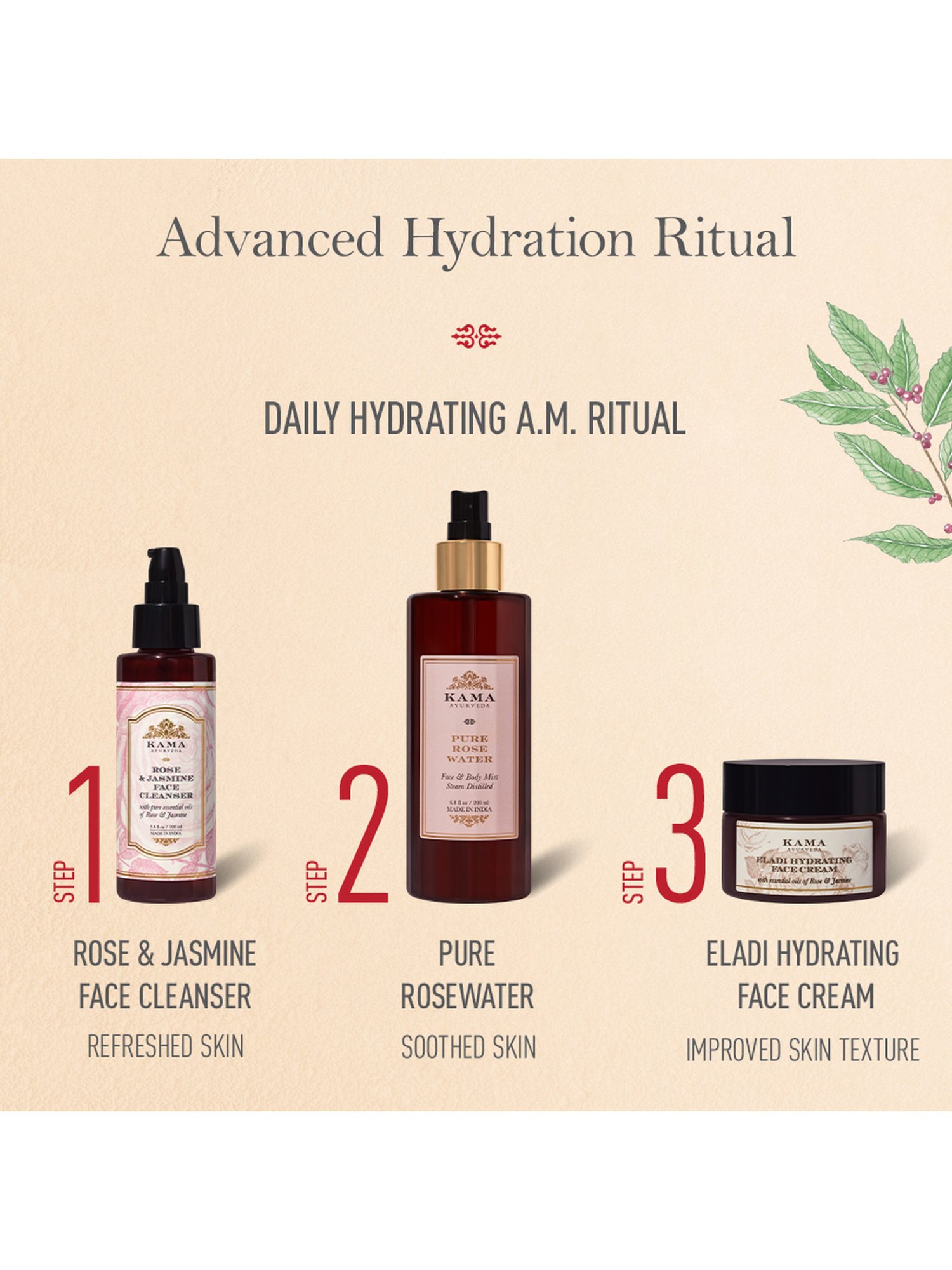 Kama Ayurveda Pure Rose Water 50 ml