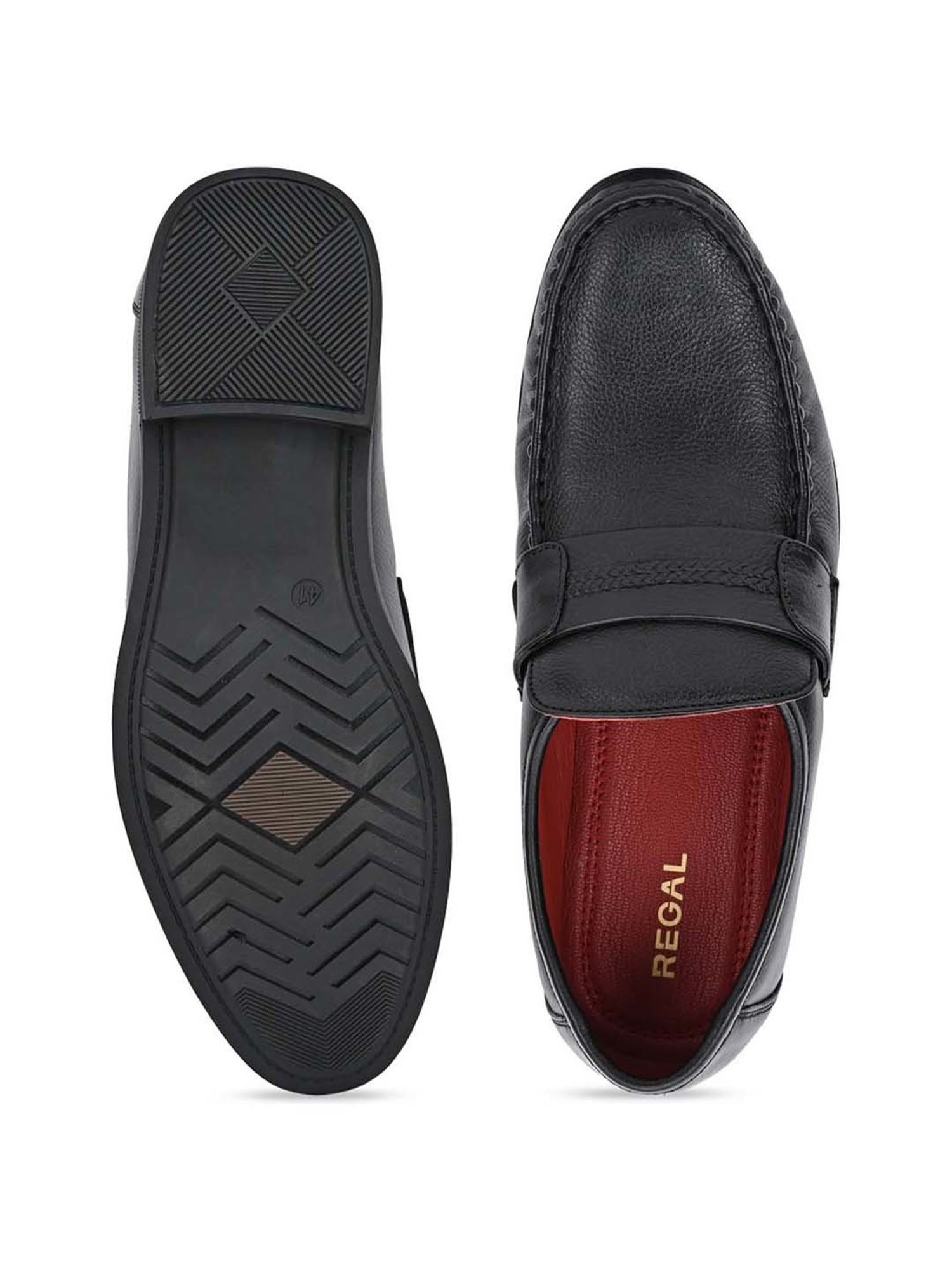 Regal Men's Black Formal Loafers