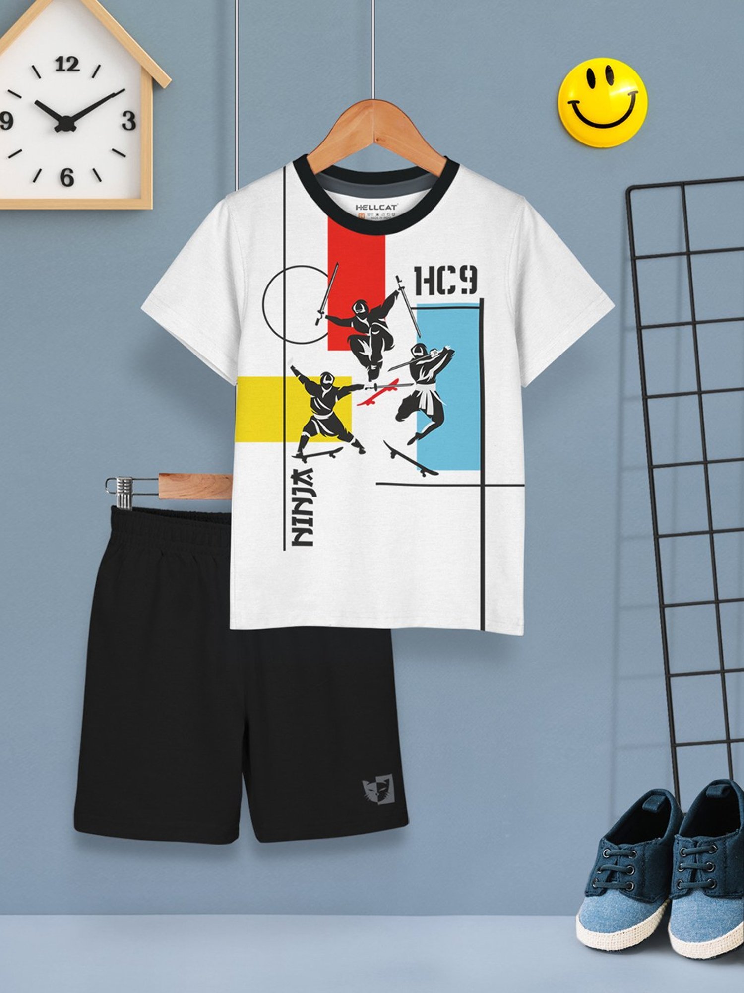 Mothercare Kids Multicolor Printed T-Shirt Set (Pack of 2)