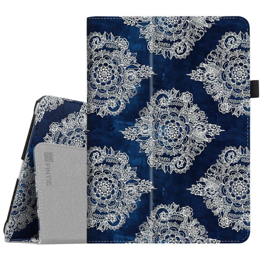 Fintie iPad 9.7 2018 / 2017, iPad Air 2, iPad Air Case - [Corner Protection] Premium Vegan Leather Folio Stand Cover, Auto Wake / Sleep for Apple iPad 6th / 5th Gen, iPad Air 1 / 2, Indigo Dreams