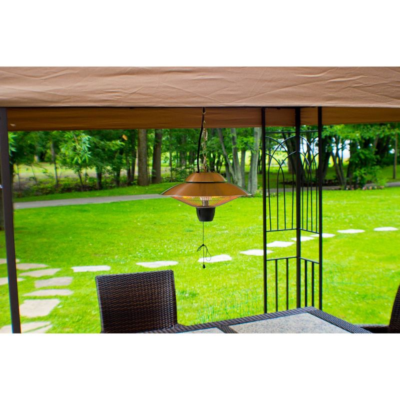 Portable Hammered Finish Patio Heater - Golden Bronze - AZ Patio Heaters