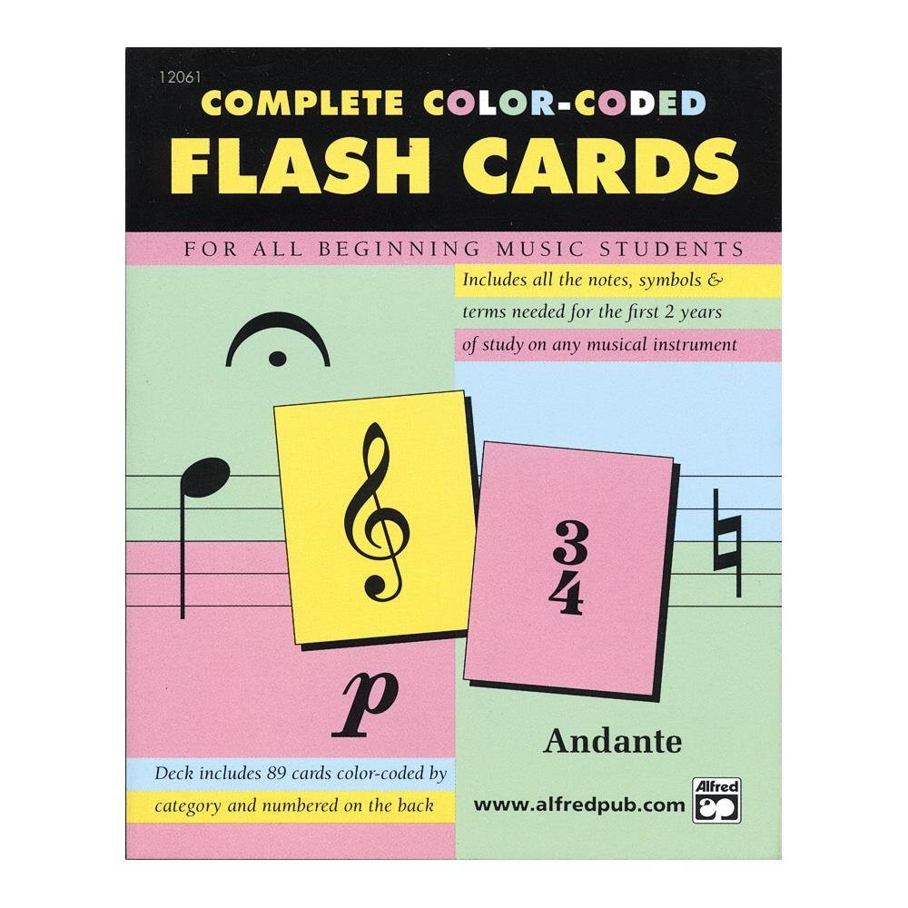 Alfred 89 Color-Coded Flash Cards