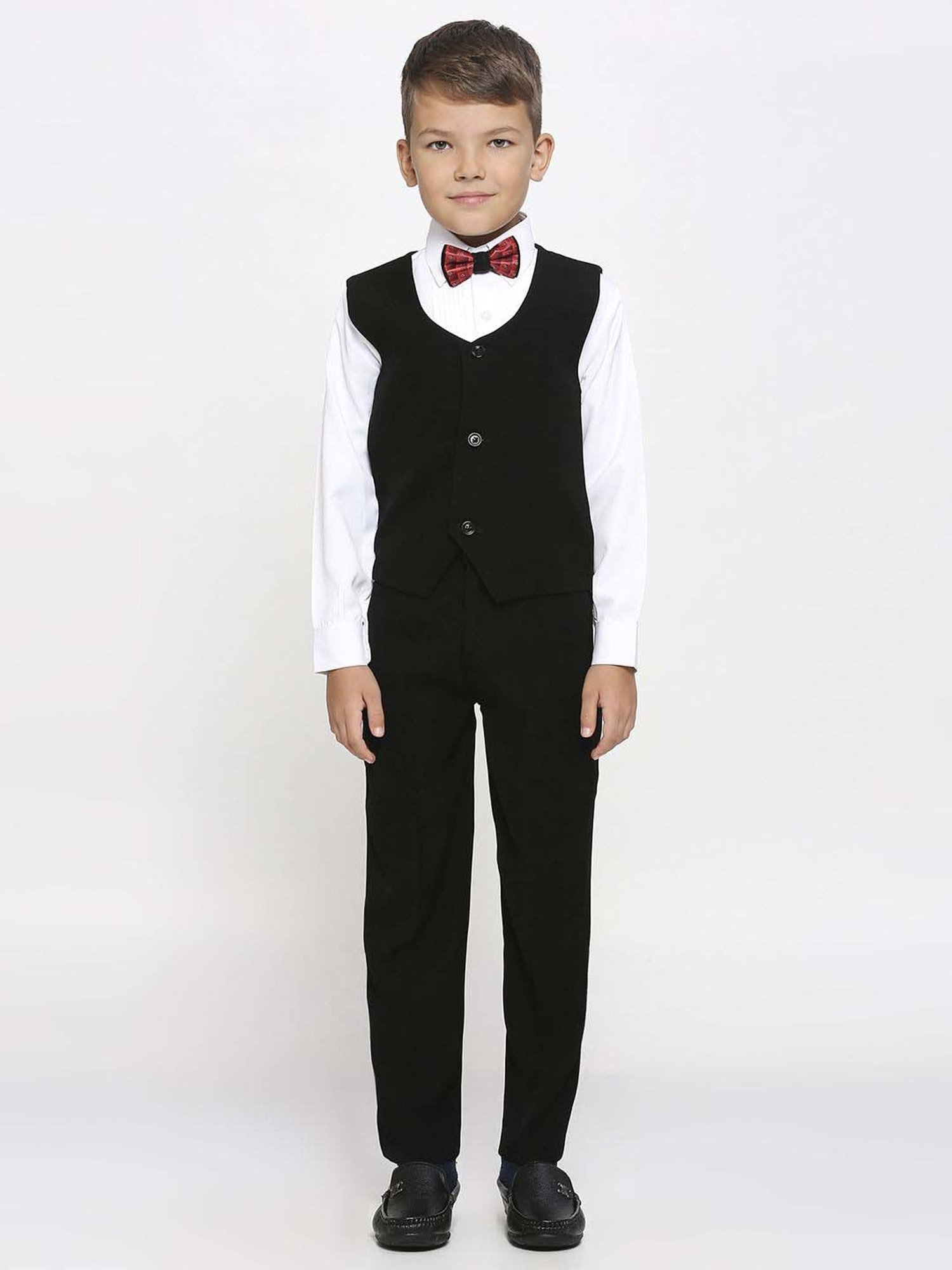 Blue Giraffe Kids Black & Pink Regular Fit Shirt Set