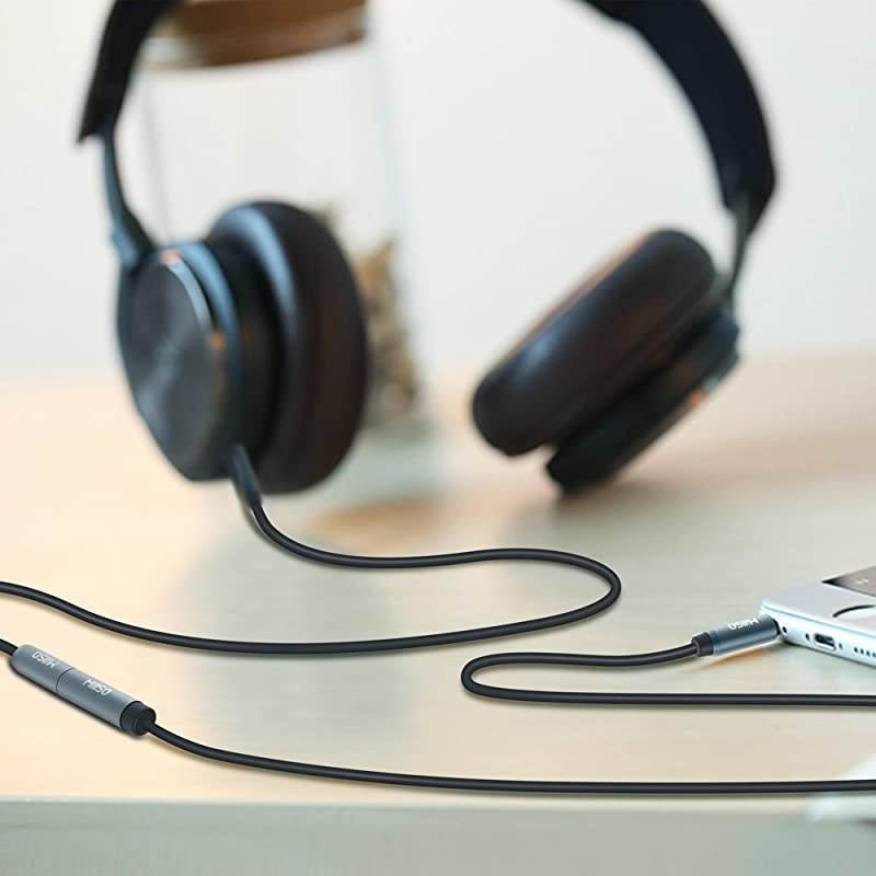 35mm Headphone Extension Cable 33 ft TRRS 35mm Male to Female Stereo Audio Jack Extension Adapter Auxiliary AUX Cord for Headphones Earbud Speaker Car Stereo Home HiFi Stereo System