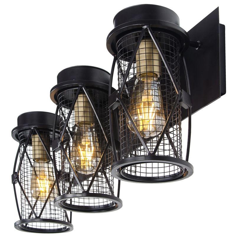 11" Harlequin 3 Light Bath Fixture Warm Bronze/Gold - Varaluz