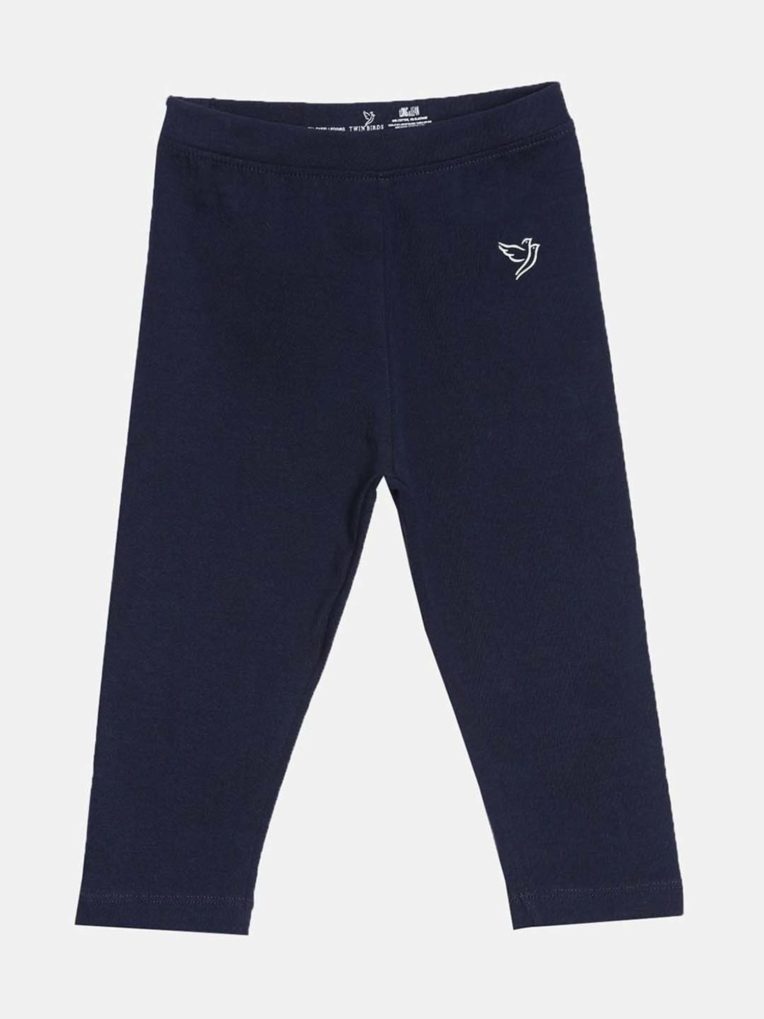 Pantaloons Junior Pink Cotton Embellished Leggings