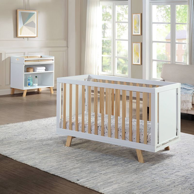 Suite Bebe Livia Crib - White/Natural