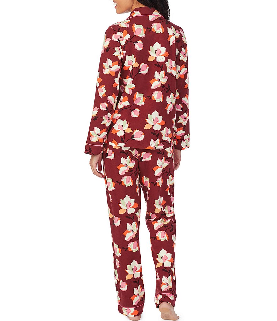 BedHead Pajamas Autumn Bloom Printed Knit Classic Coordinating Pajama Set