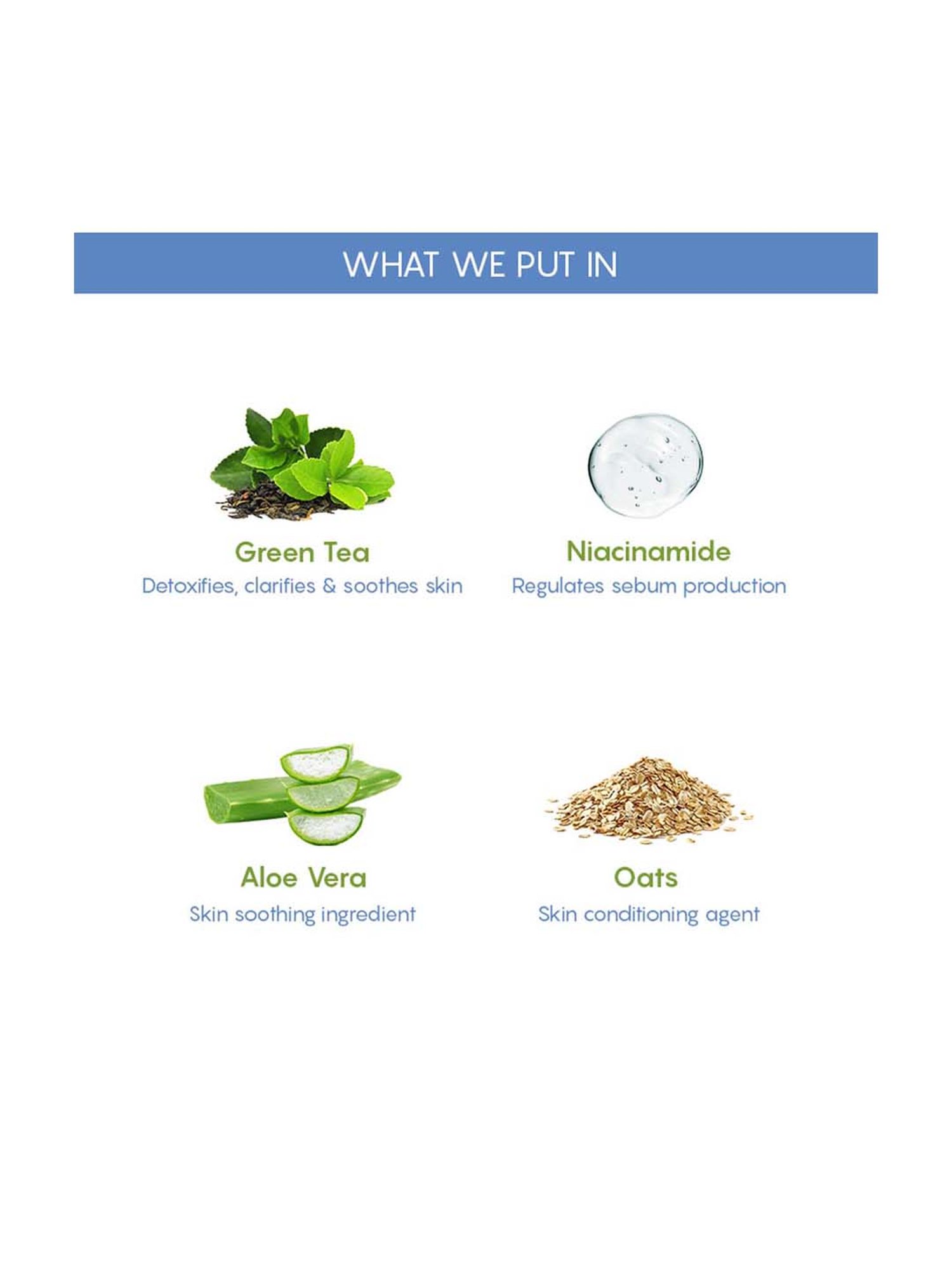 The Moms Co. Natural Green Tea Night Gel with Mono Carton - 50 gm