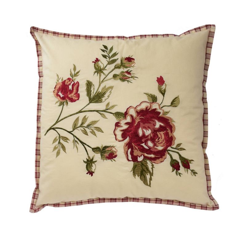 Norfolk Embroidered Throw Pillow (20x20) - Waverly