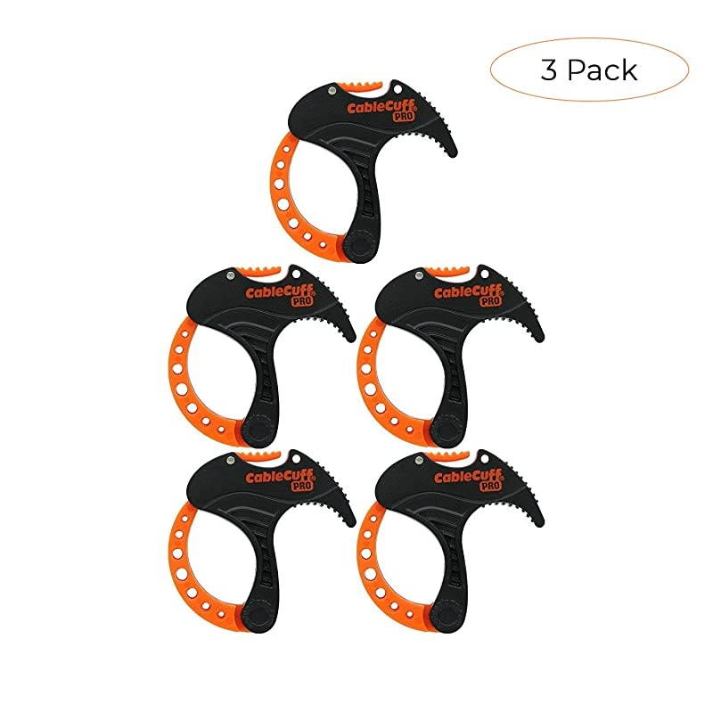 PRO (5 Pack: 5x Small 1 Inch Diameter) Adjustable, Reusable, Tie Replacements for Extension Cords or Electronics