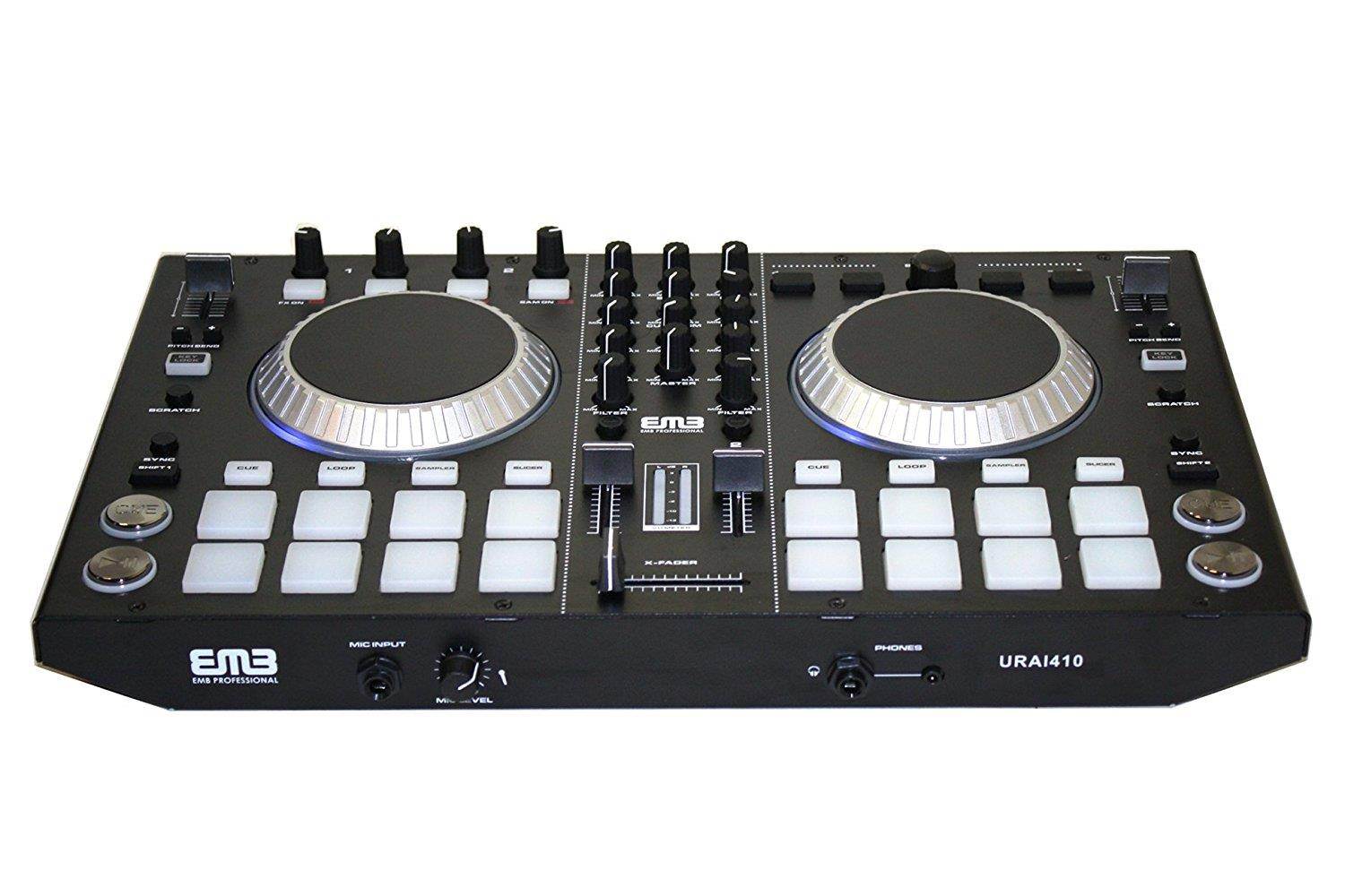 EMB URAI410 Professional Controller 2 Channels Ready DJ MIXER
