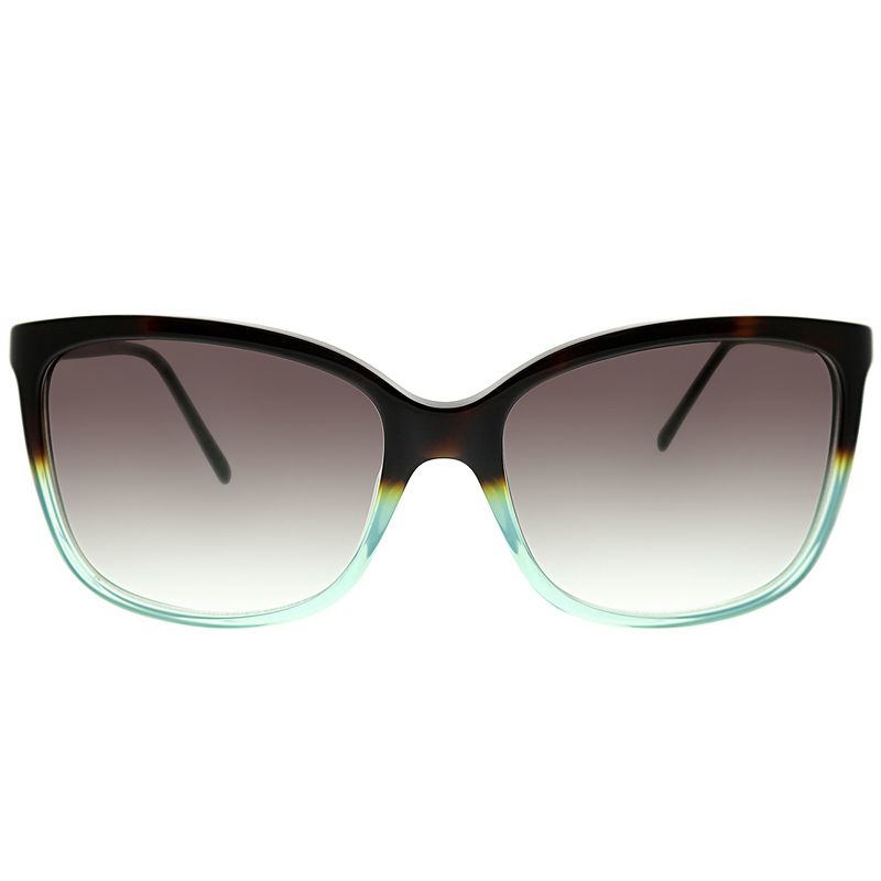 Kate Spade  S5P Womens Square Sunglasses Havana Aqua 55mm