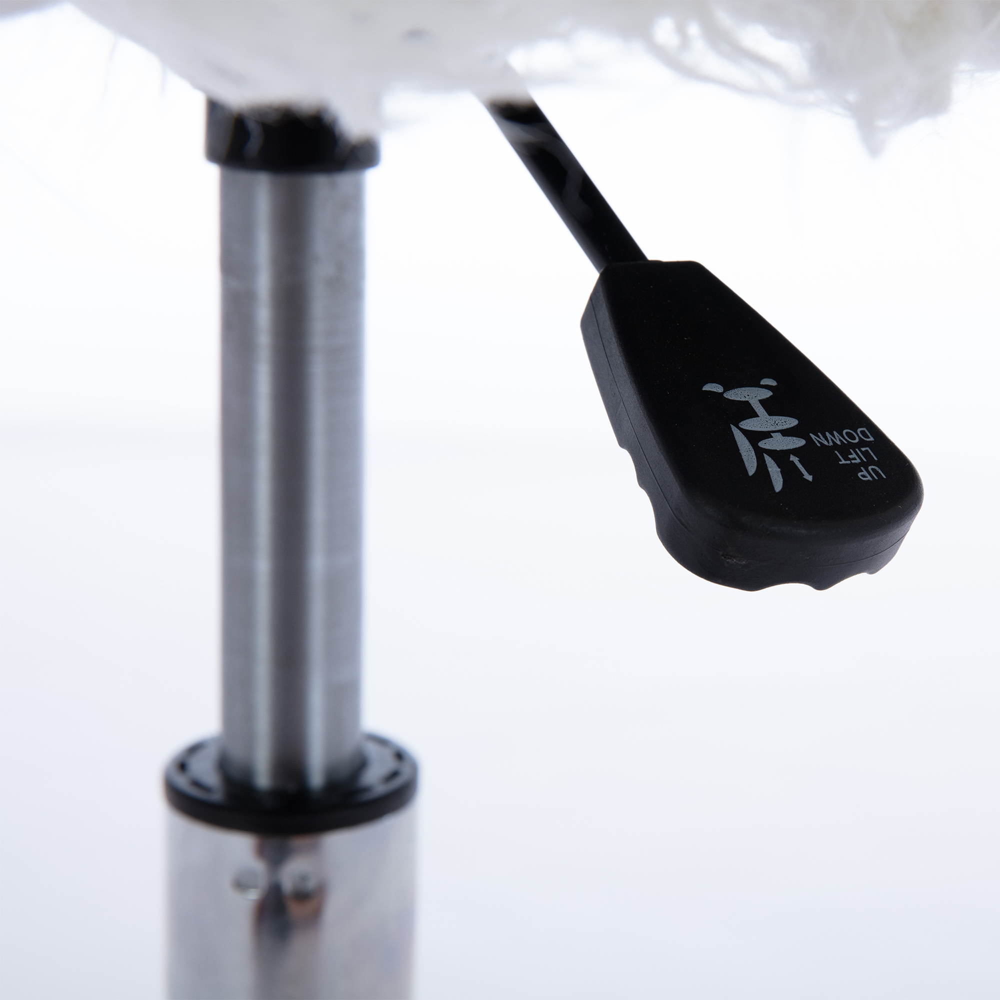 Faux Fur Stool in White