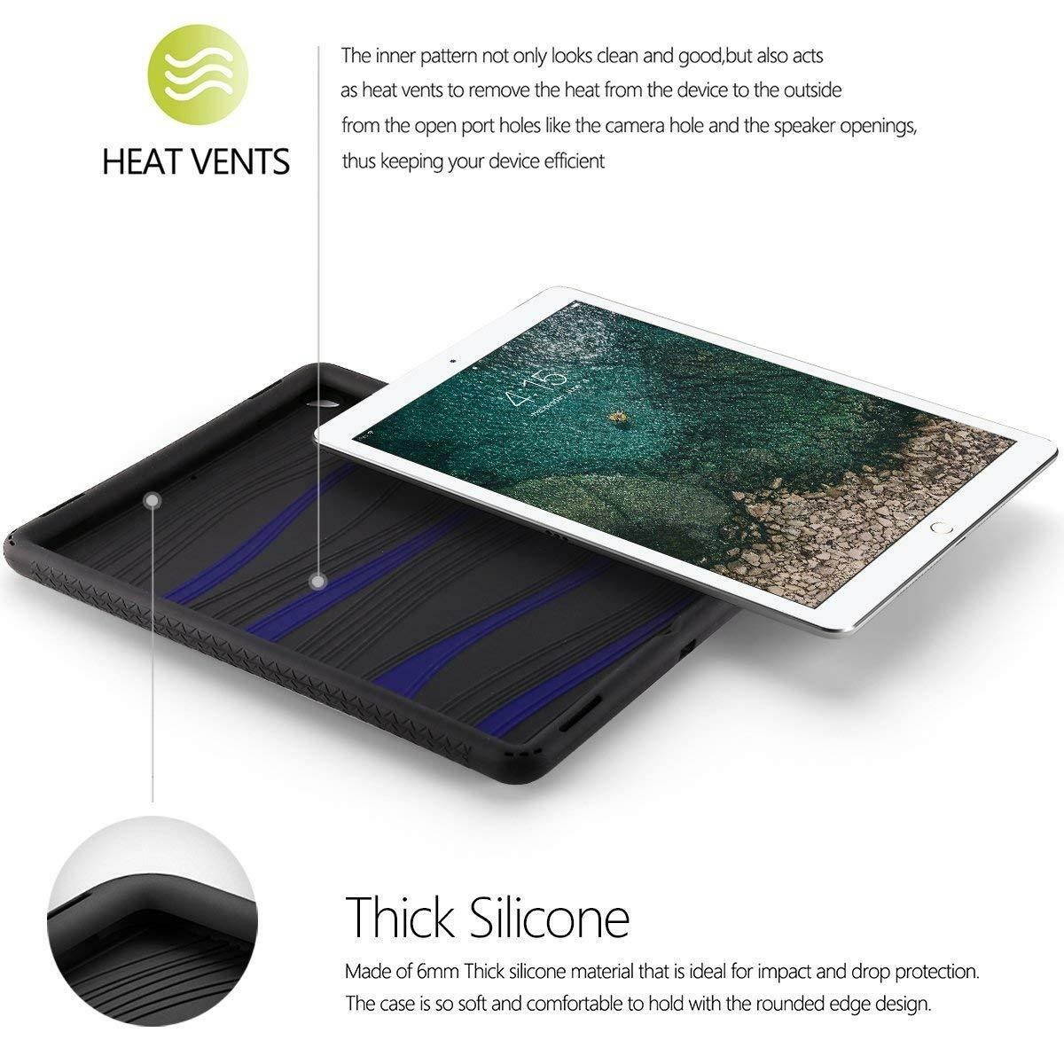 Poetic TurtleSkin Series [Heavy Duty Protection Silicone] Case iPad Pro 12.9