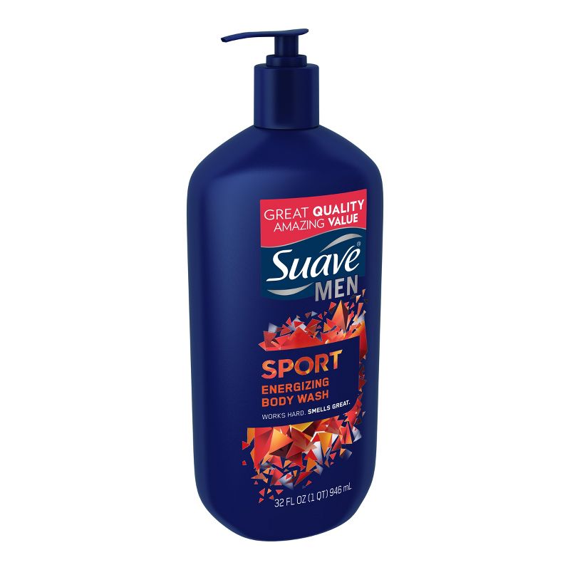 Suave Men Sport Energizing Body Wash Soap for All Skin Types - 32 fl oz