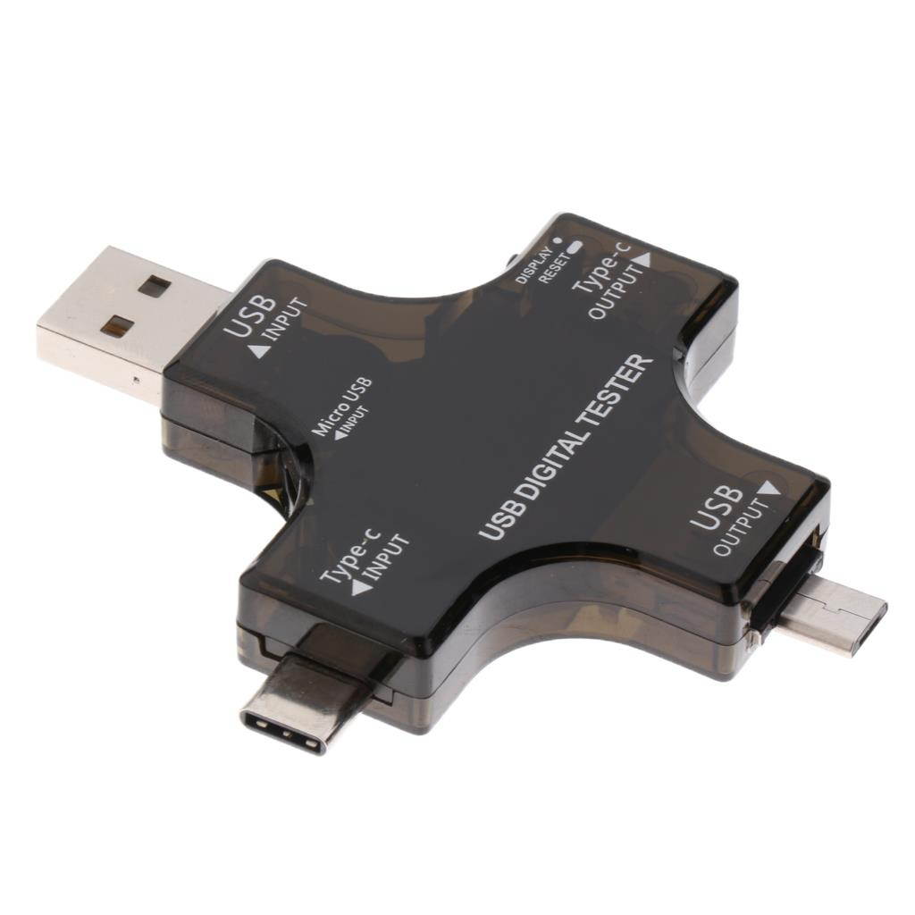 USB -C LCD Digital Multimeter Charging Monitor Tester USB-c Voltage Current