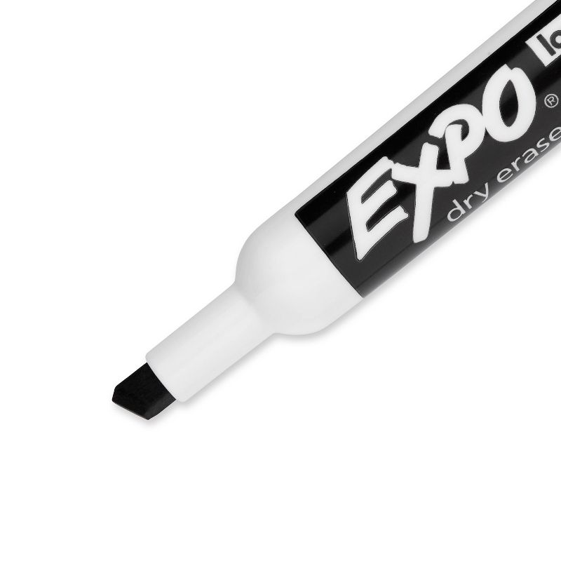 EXPO Low Odor Dry Erase Marker Chisel Tip Black 36/Box