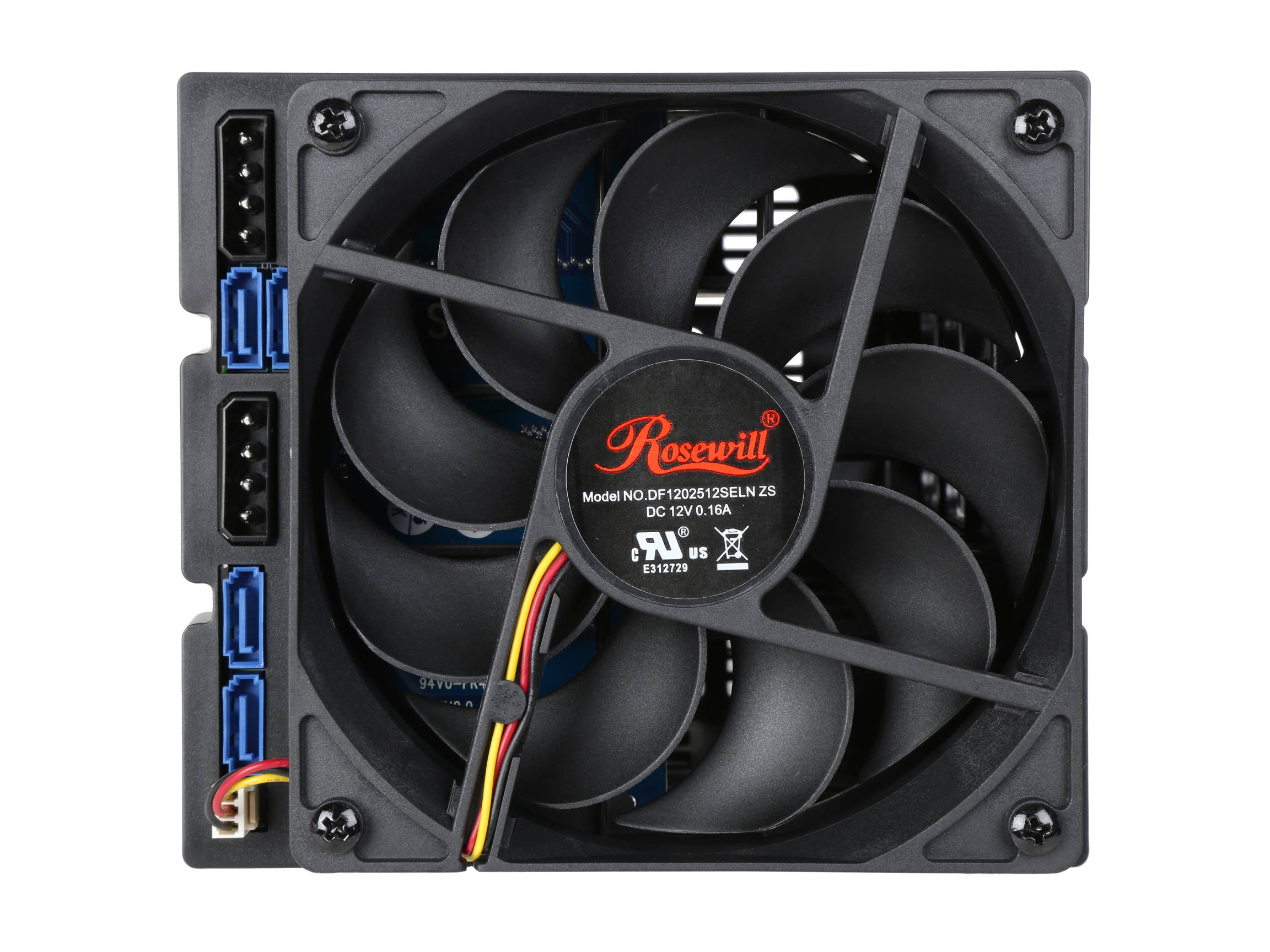 Rosewill RSV-SATA-Cage-34 - Hard Disk Drives - Black, 3 x 5.25" to 4 x 3.5" Hot-Swap - SATA III / SAS - Cage
