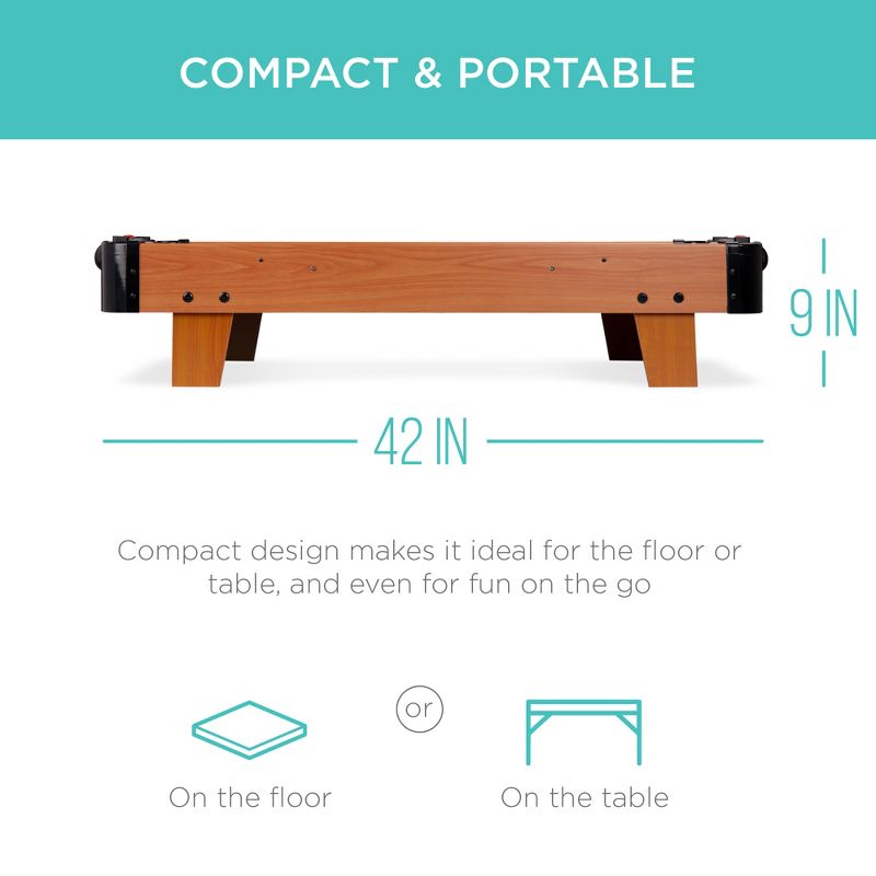 Sunnydaze Indoor Replacement Durable Plastic Electronic Rechargeable Hover Air Hockey Puck - 2" - Red and Black - 2pk