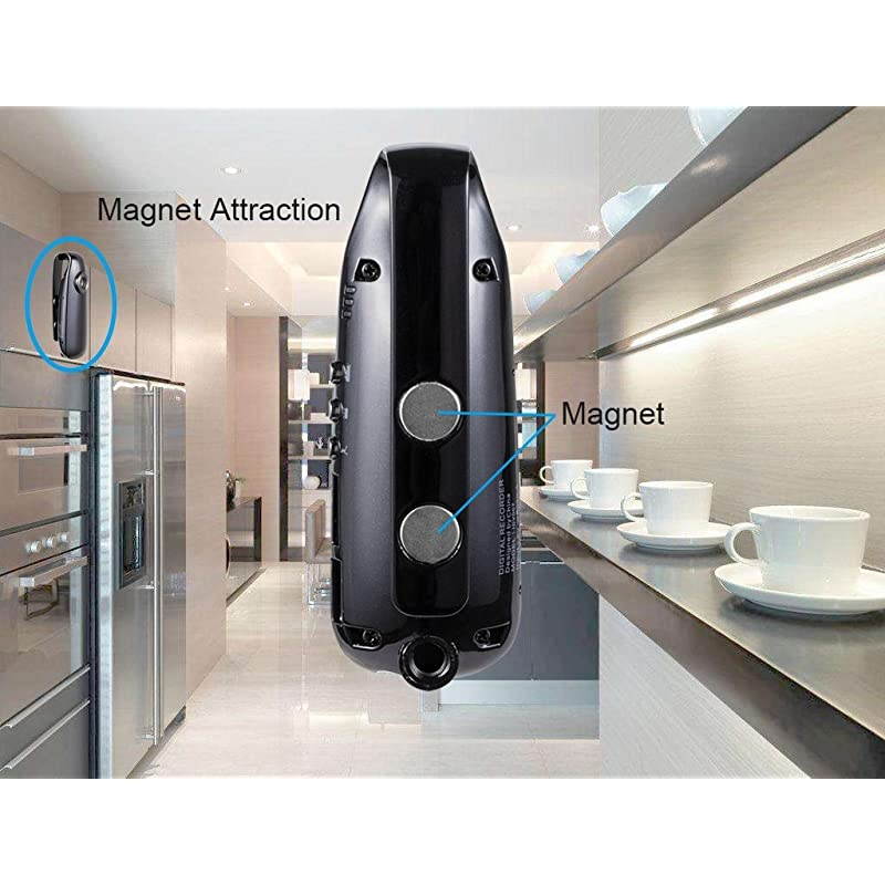 Mini Body Camera 1080P Full HD Hidden Spy Cameras Portable Pocket Clip Wearable Camera Video Recorder Small Sport DV DVR Dash Camera for Car Bike Home Office Security