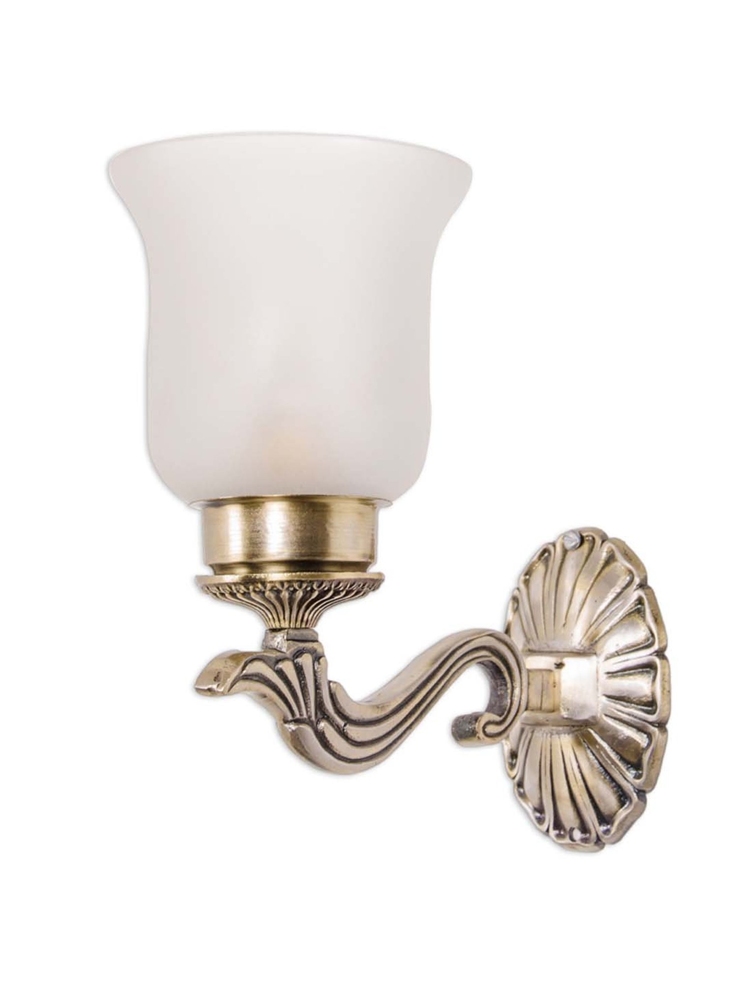 Fos Lighting Antique Brass Usha Double Wall Light (Bulb not included) - Set of 1