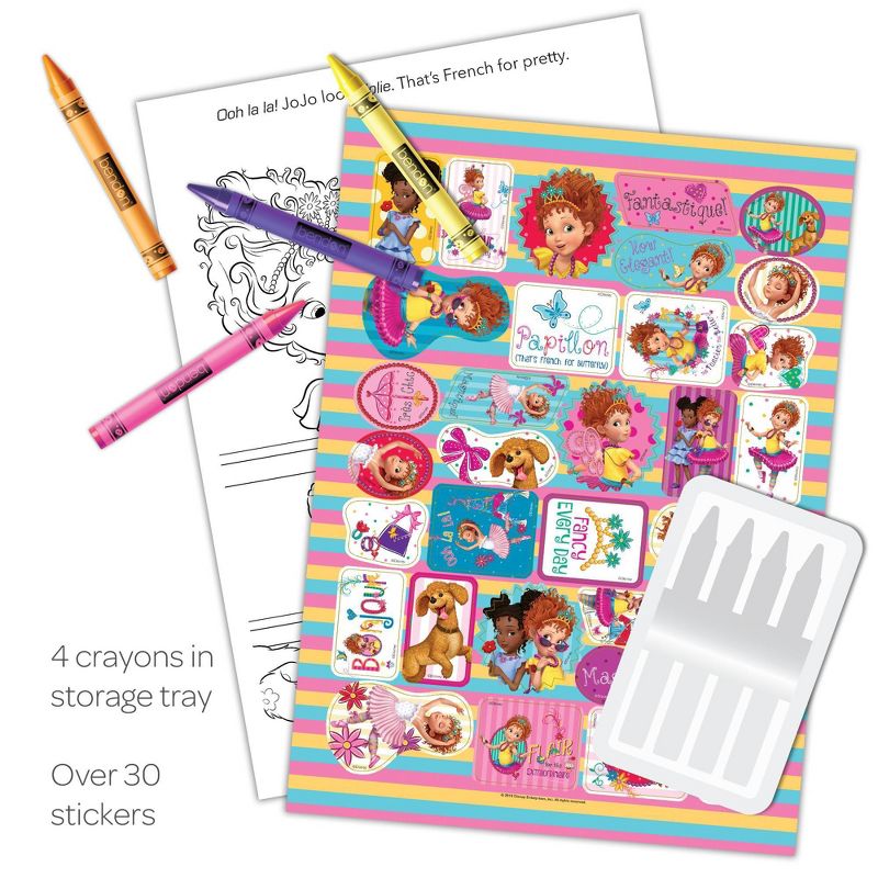 Disney Jr Fancy Nancy Coloring Book w/ Crayons