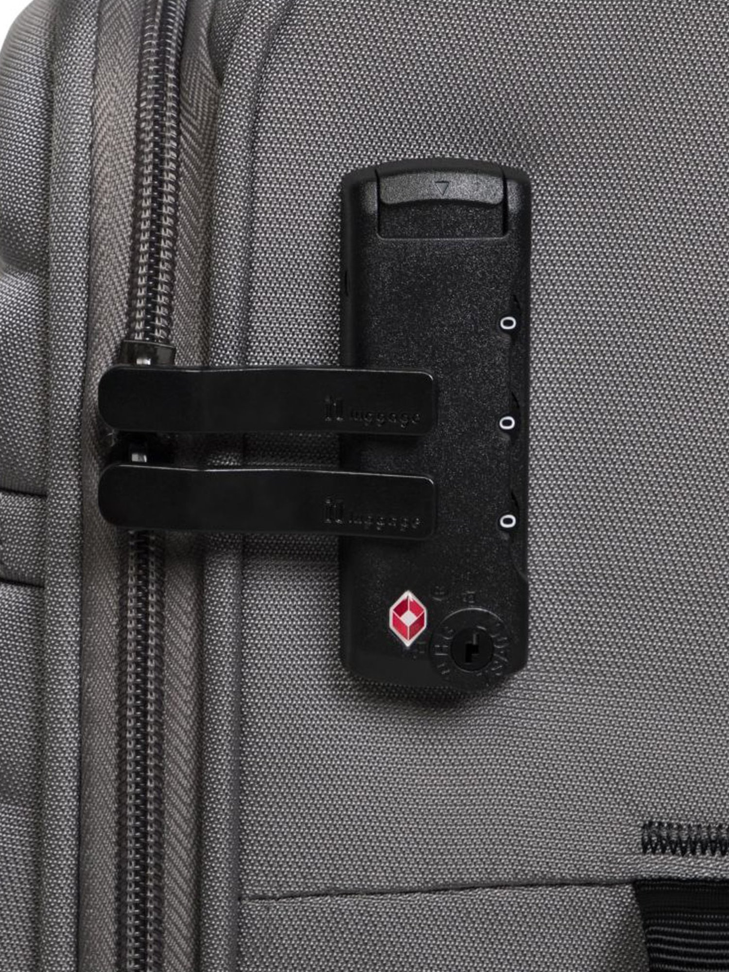 it luggage Census Grey Combo-Medium & Cabin 28 & 20 inches Soft Case Luggage Trolley with TSA Lock