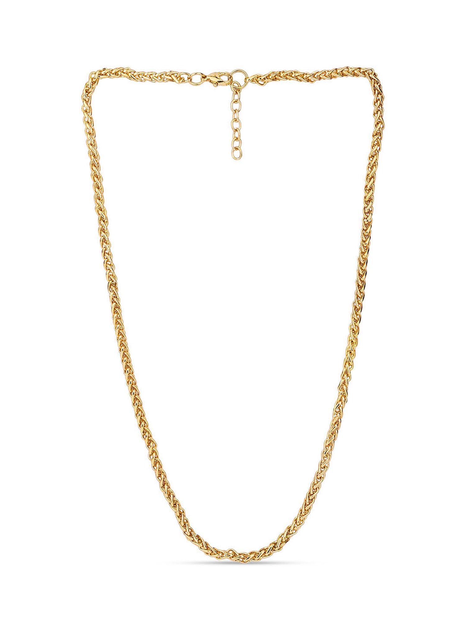 The Bro Code Gold-Plated Rope Necklace For Men