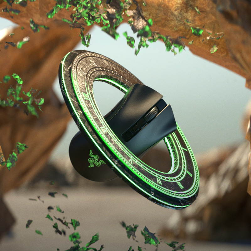 Razer DeathAdder v2 Pro Wireless Gaming Mouse: 20K DPI Optical Sensor - 3x Faster Than Mechanical Optical Switch - Chroma RGB Lighting - 70 Hr Battery Life - 8 Programmable Buttons - Classic Black