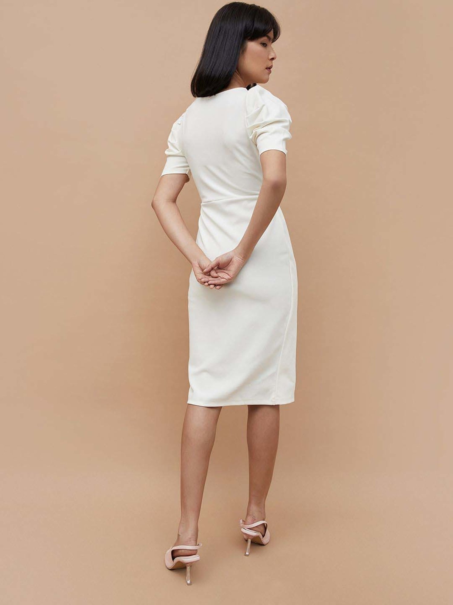 Code by Lifestyle White Wrap Dress
