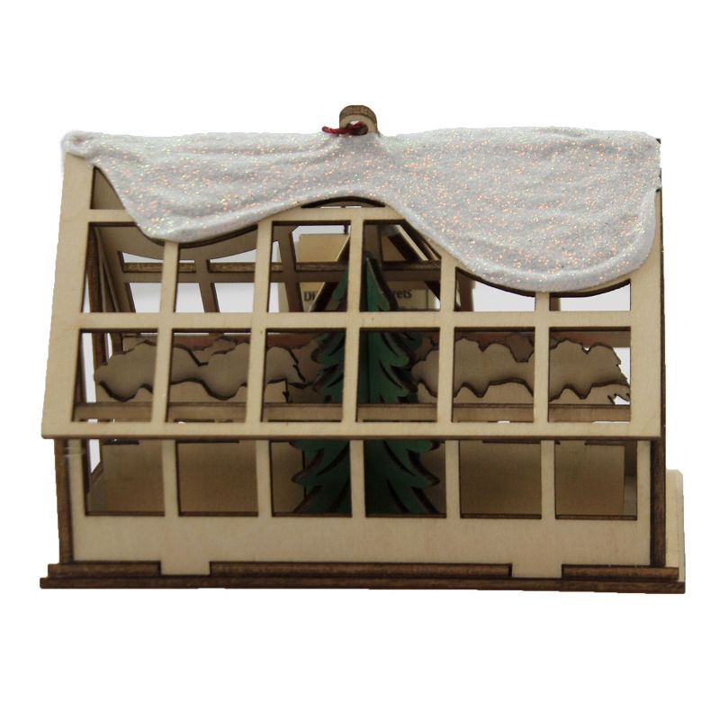 Ginger Cottages 3.5" Ginger Garden Center Poinsettia Winter  -  Ornament Sets